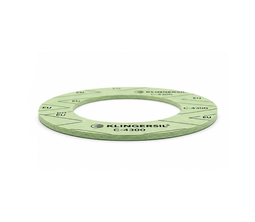 Flachdichtung aus KLINGERSIL C-4300 für Industrie, Maschinenbau und technische Dichtungsanwendungen.