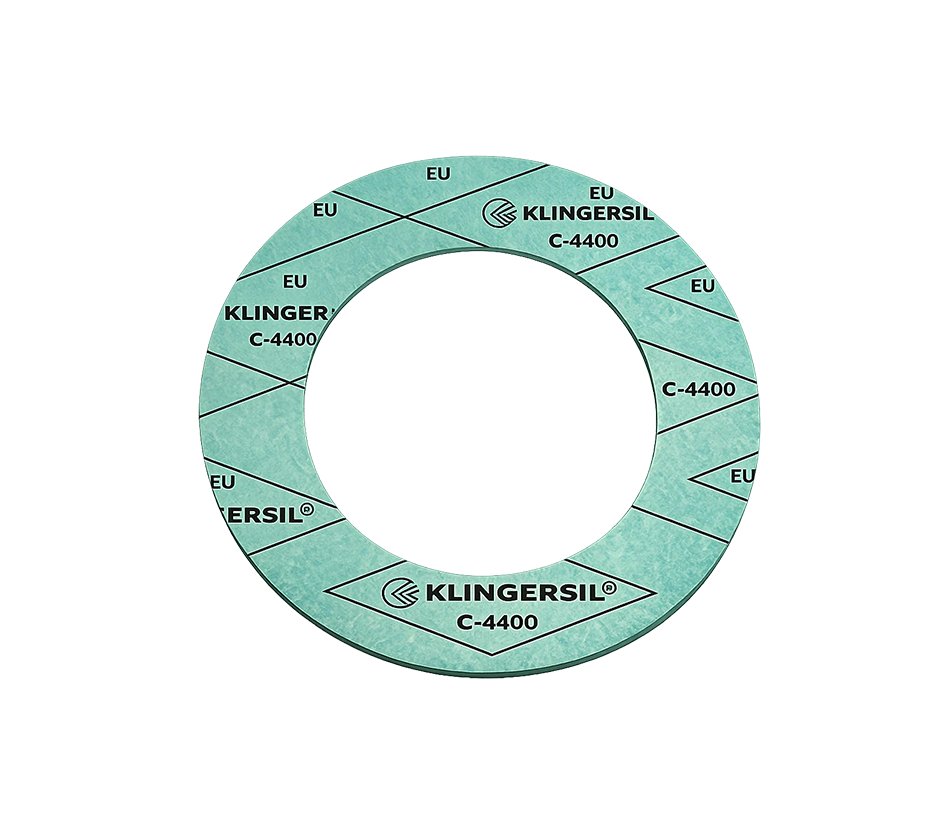 Flachdichtung aus KLINGERSIL C-4400 für Industrie, Maschinenbau und technische Dichtungsanwendungen.